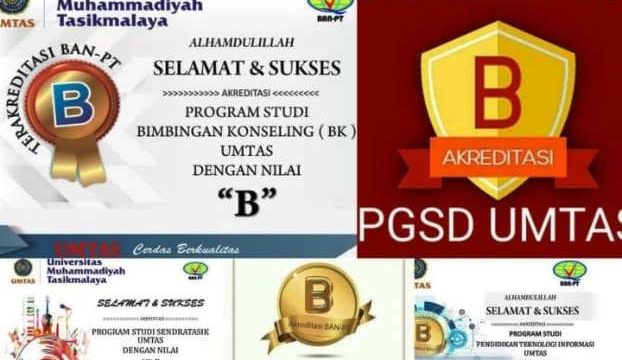 ALHAMDULILLAH, SEMUA PRODI FKIP UMTAS TERAKREDITASI “B “